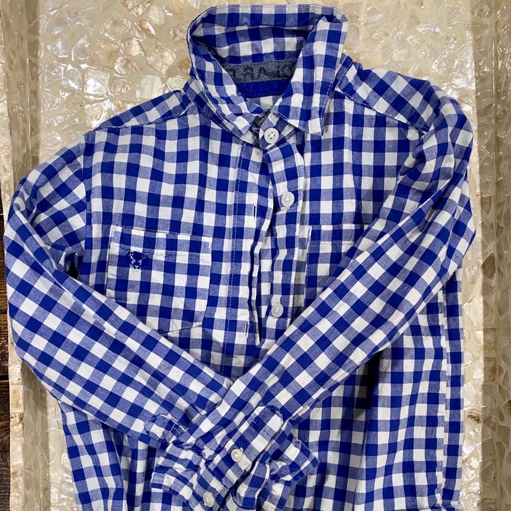 TWO toddler boy’s button down shirts